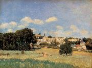 Alfred Sisley, View of Marly-le-Roi-Sunshine